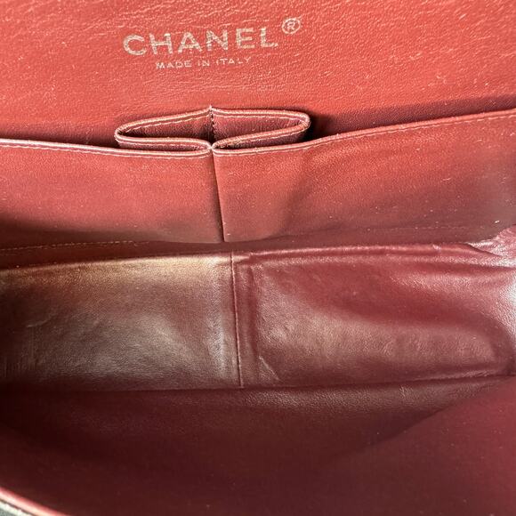 Chanel Caviar Jumbo Double Flap Bag Classic Quilted Leather Black CC Silver - Picture 7 of 16